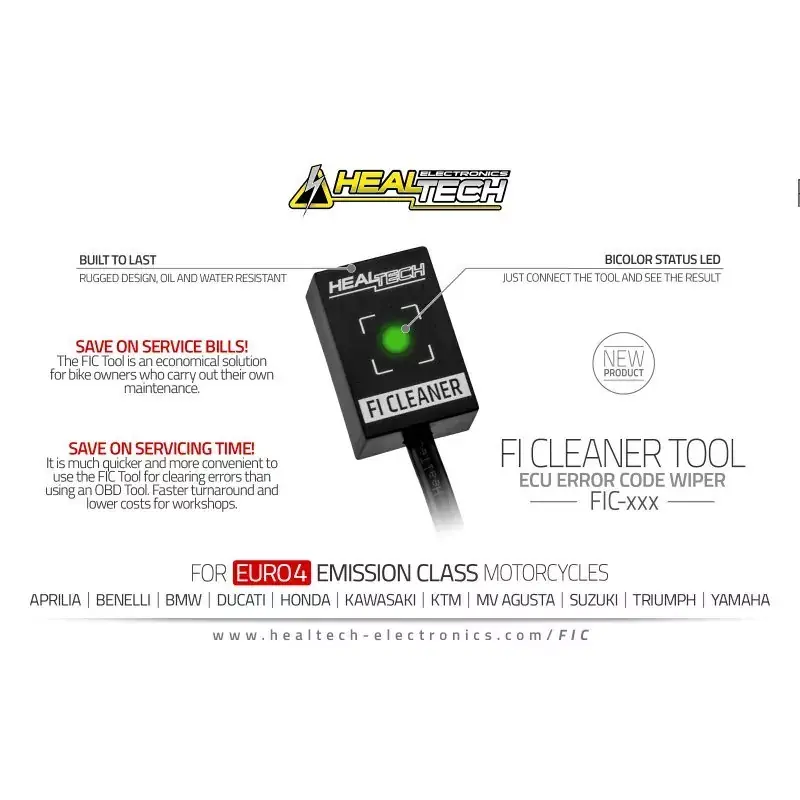 Markenware Healtech FI Cleaner Tool FIC-KT2 passend für verschiedene Motorräder