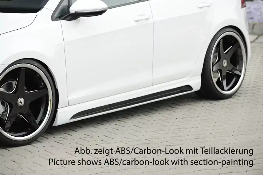 Rieger Seitenschweller rechts passend für VW Golf 7 R 3-tür. ab 12/2013 Neu Im Sortiment
