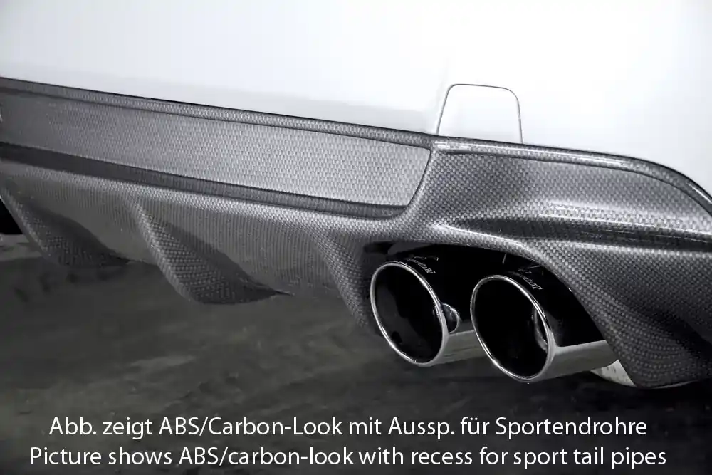 Zertifiziert Rieger Heckeinsatz passend für BMW 3er E93 Cabrio 03.07-02.10