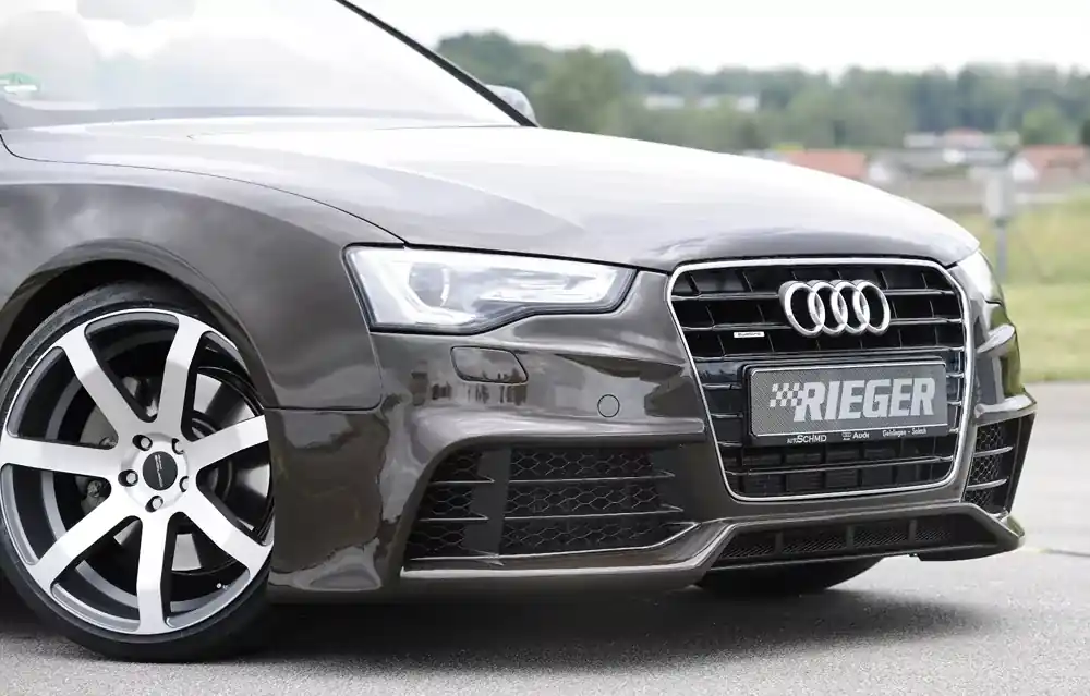 Rieger Spoilerstoßstange passend für Audi A5 S5 (B8/B81) Coupé 10.11-06.16 (ab Facelift) Letzte Chance