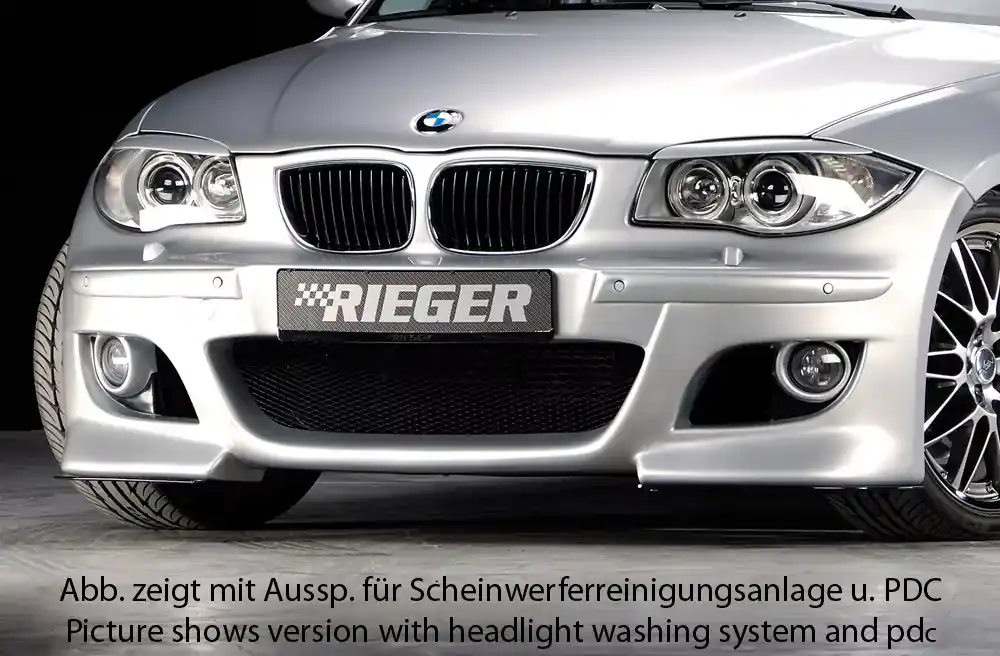 Direktkauf Rieger Spoilerstoßstange passend für BMW 1er E87 09/04-03/07