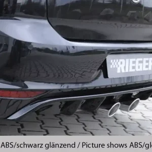 Aktuell Rieger Heckeinsatz passend für VW Golf 7 R-Line 5-tür. 10/12–12/16 (bis Facelift)