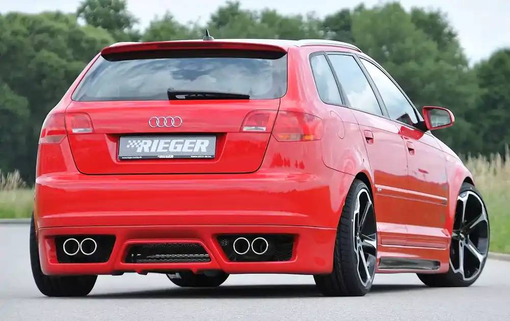 Rieger Heckansatz passend für Audi A3 (8P) Sportback Sale