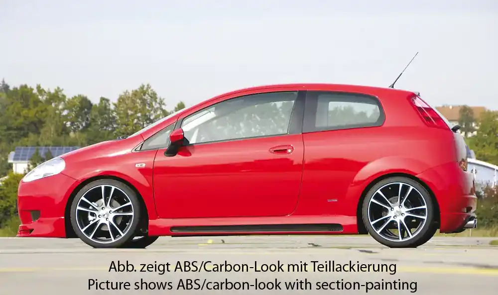 Schneller Versand Rieger Seitenschweller links passend für Fiat Grande Punto (199) ab 10/2005