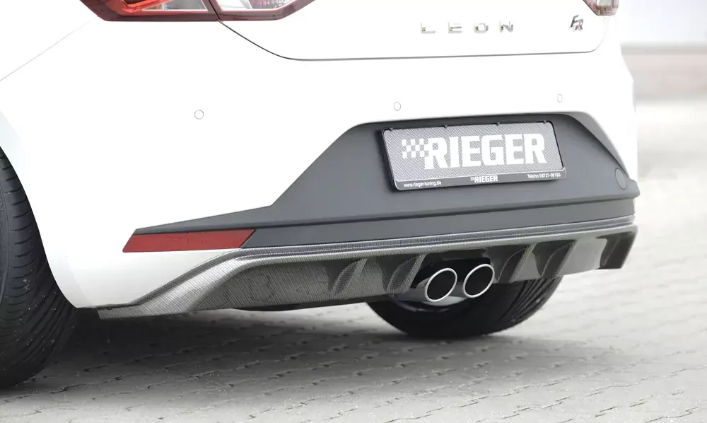 Super-Preis Rieger Heckeinsatz passend für Seat Leon FR (5F) 3-tür. (SC) 01.13-12.16