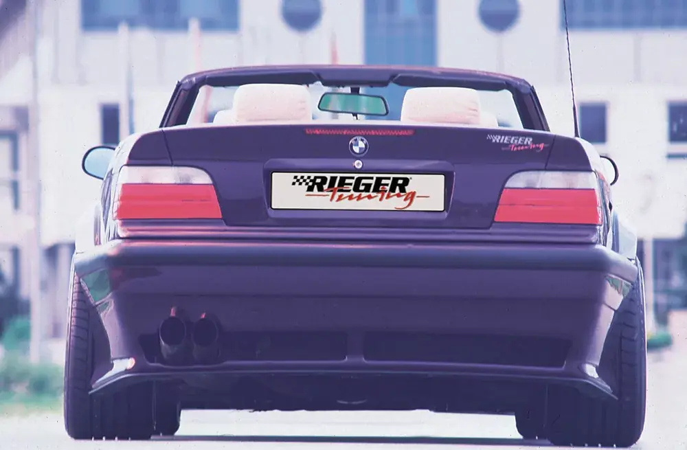 Markenware Rieger Heckschürze passend für BMW 3er E36 Limousine RT04