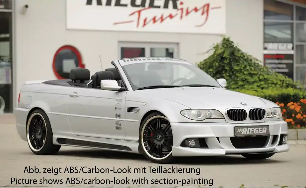 Rieger Seitenschweller links passend für BMW 3er E46 Cabrio ab Facelift Echt