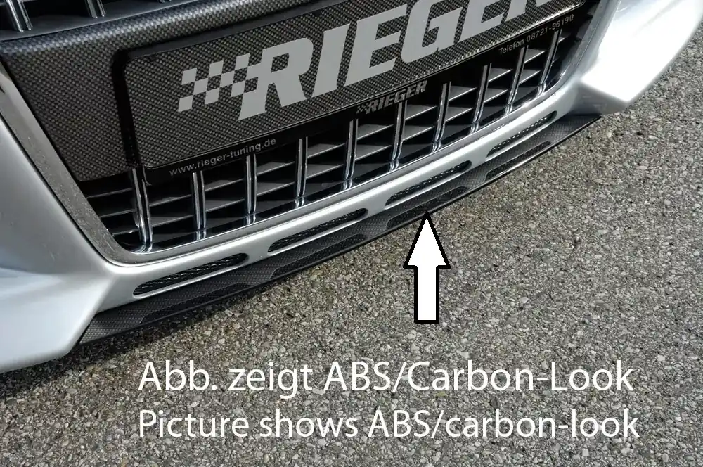 Neu Im Sortiment Rieger Spoilerschwert passend für Audi A3 (8P) 5-tür. 06.05–06.08