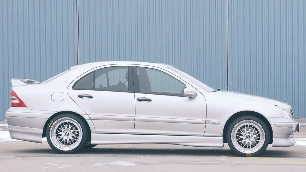 Bestseller Rieger Seitenschweller links passend für Mercedes C-Klasse (W203) Sportcoupe 05.00-