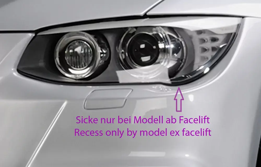 Letzte Chance Rieger Spoilerstoßstange passend für BMW 3er E92 Coupé LCI ab 03/2010