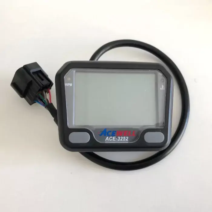 Acewell ACE-3252 Digitalinstrument – Tacho, Drehzahlmesser, Temperatur, Tank- & Ganganzeige Sonderaktion