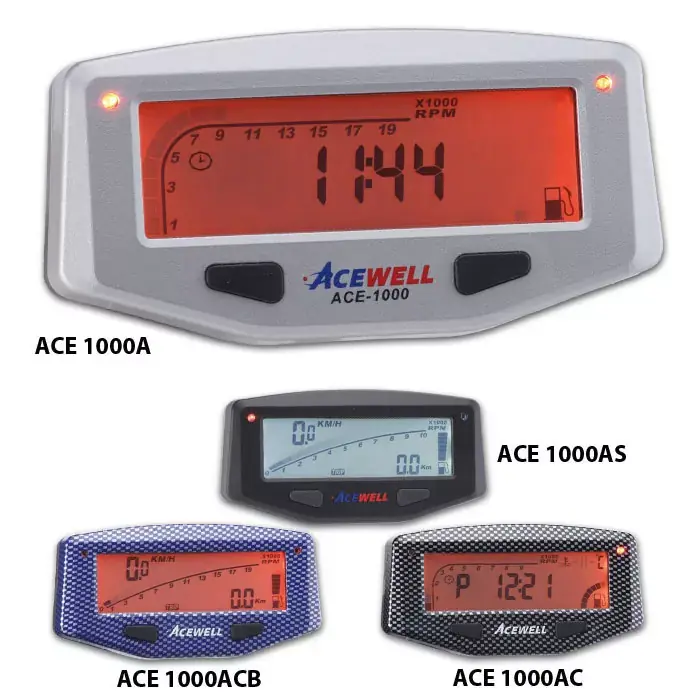 Acewell ACE-1000A multifunktionelles Digitalinstrument ohne Tacho passend für Motorrad und ATV Preisknaller