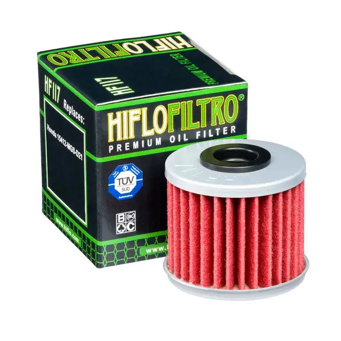 Garantierte Lieferung Hiflo Ölfilter HF117 passend für Honda Modelle