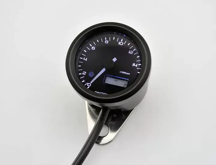 Daytona Velona Drehzahlmesser Ø48mm schwarz bis 15.000 U/min Preisreduziert