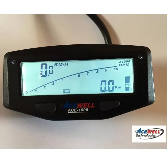 Bestseller Multifunktionelles Digitalinstrument mit Tachometer, DZM, Uhr & Tankanzeige – blaue Beleuchtung