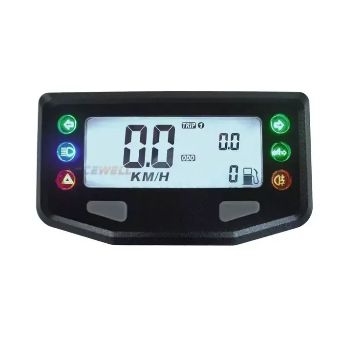 Expressversand Acewell Multifunktionelles Digitalinstrument schwarz – Tacho, Tankanzeige & Kontrollleuchten