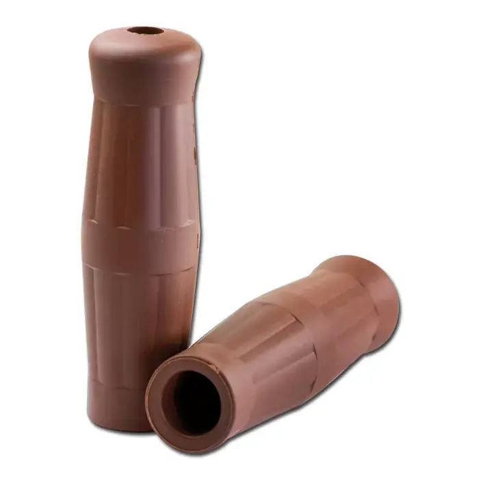 Griffgummi Bobber 7/8 Zoll (22 mm) braun geschlossen Neue Ware