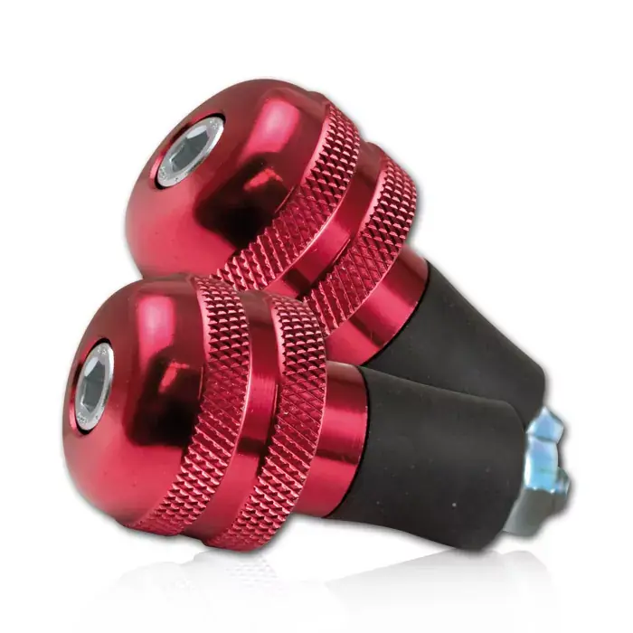 Lenkergewichte Alu rot passend für Stahllenker 7/8"-22 mm Aktuell