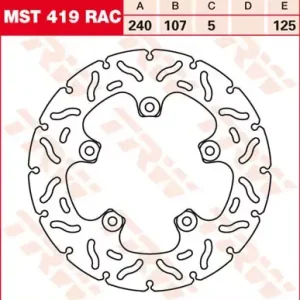 Angebot Bremsscheibe starr MST419RAC passend für Ducati 749