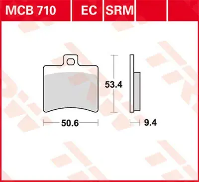 Scheibenbremsbeläge MCB710EC passend für Aprilia Sonderaktion
