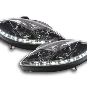 Angebot Daylight LED Scheinwerfer Set chrom passend für Seat Leon 1P ab 2009