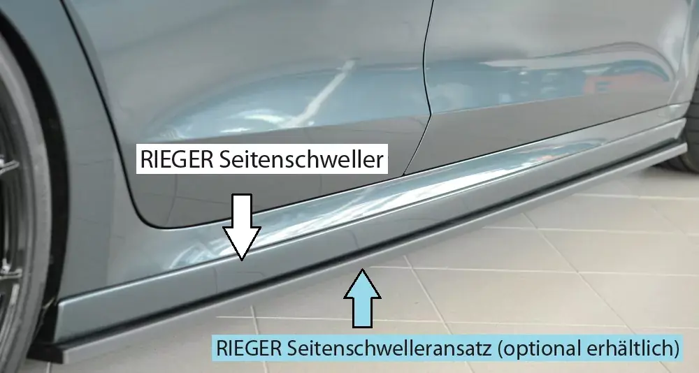 Nur Für Kurze Zeit Rieger Seitenschweller rechts passend für Skoda Octavia RS (NX) Lim. ab 08/2024