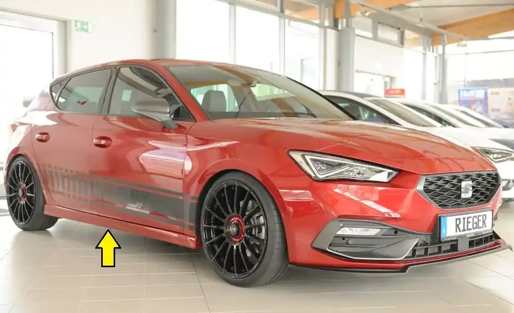 Super-Preis Rieger Seitenschweller rechts (XS) passend für Seat Leon (KL) 5-Türer 09.20–06.24