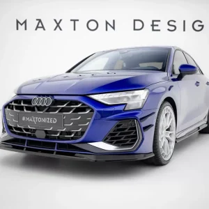 Zertifiziert Stoßstangen Flaps Wings vorne passend für Audi A3 S-Line / S3 8Y Facelift