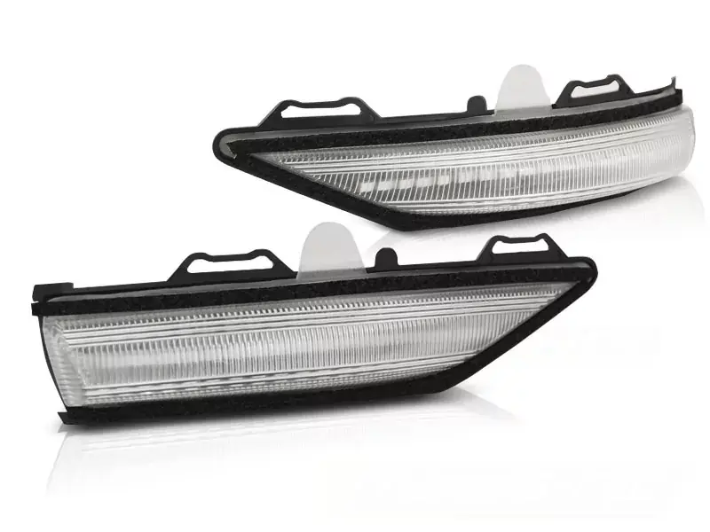 Dynamische LED Spiegelblinker Weiß passend für Ford Fiesta Mk8 ab 2017 Neuheit