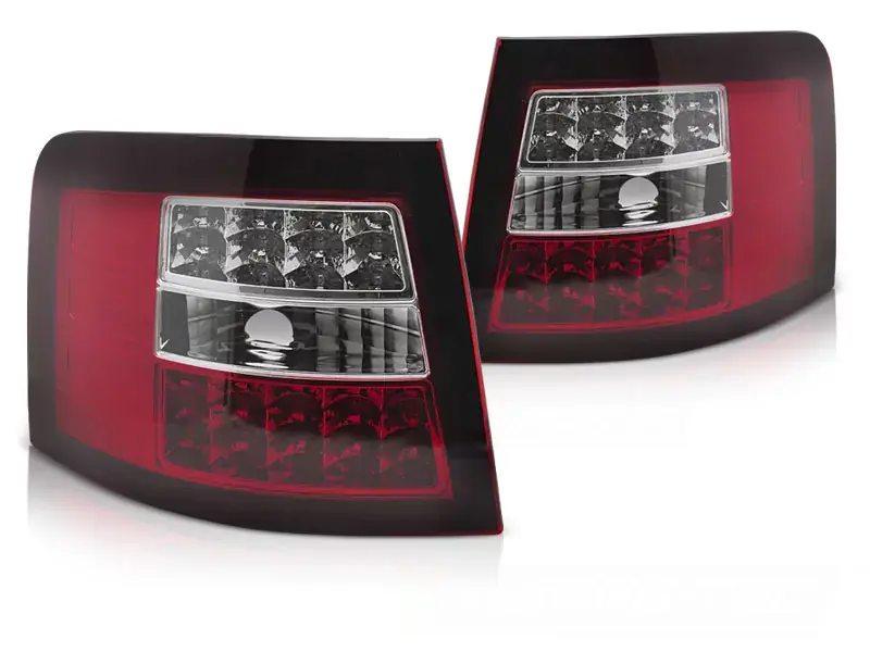 Heißes Angebot LED Rückleuchten rot weiß passend für Audi A6 Avant 05.97-05.04