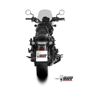 Billig MIVV HR-1 Edelstahl Schwarz Endschalldämpfer passend für Honda CMX 1100 Rebel 22-24