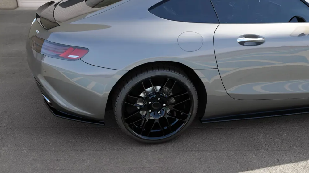 Heck Ansatz Flaps Diffusor passend für Mercedes-AMG GT / GT S C190 Facelift Direkt Vom Hersteller