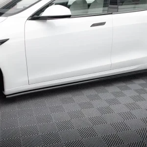 Bestpreis Seitenschweller Ansatz V.2 passend für Tesla Model S Plaid Mk1 Facelift