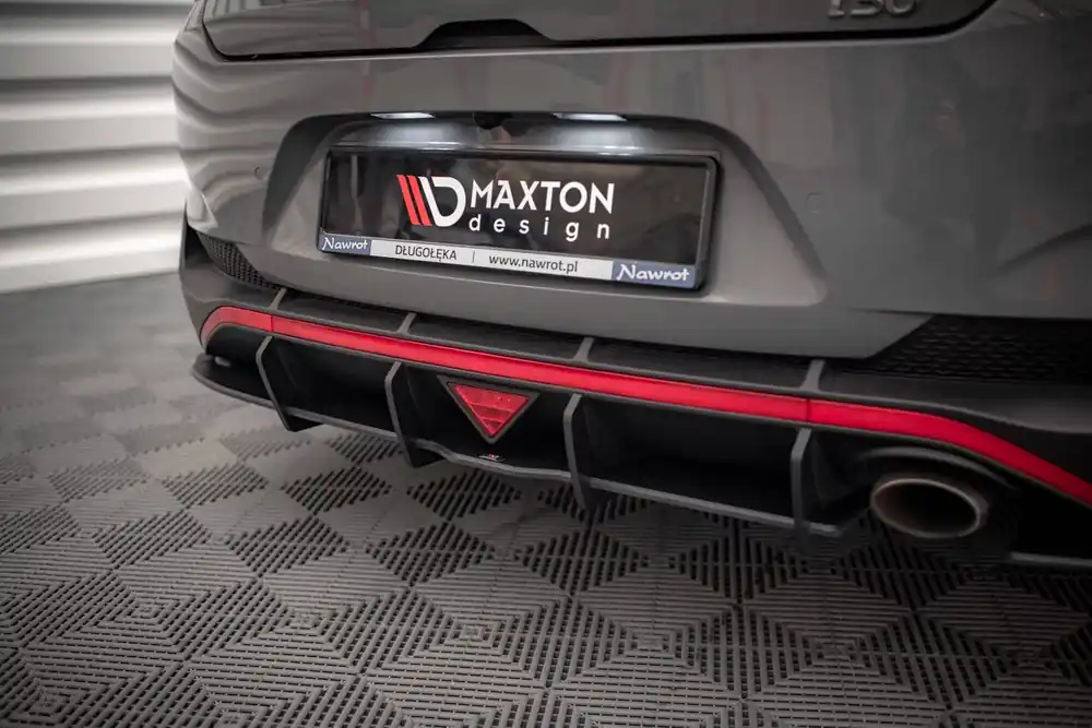 Street Pro Heck Ansatz Diffusor Flaps passend für Hyundai I30 Fastback N-Line Mk3 Facelift Neu