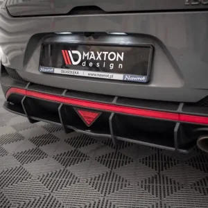 Beliebt Street Pro Heck Ansatz Diffusor + Flaps passend für Hyundai I30 Fastback N-Line Mk3 Facelift