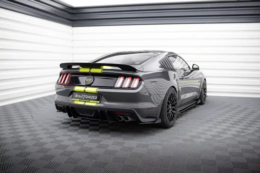 Neue Kollektion Street Pro Heck Ansatz Diffusor Flaps passend für Ford Mustang GT Mk6
