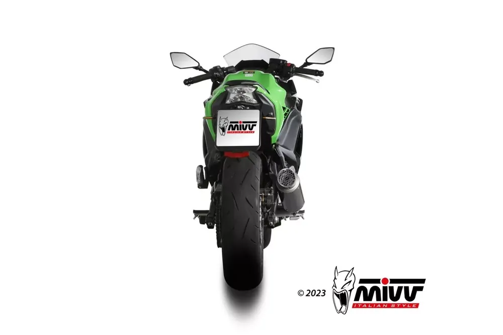 Expressversand MIVV GP-PRO Carbon Endschalldämpfer passend für Kawasaki Ninja Z 650 24-25
