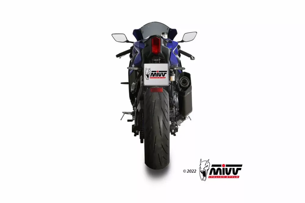 MIVV SR-1 Titan Schwarz Auspuff passend für Yamaha R7 22-24 Kracherpreis