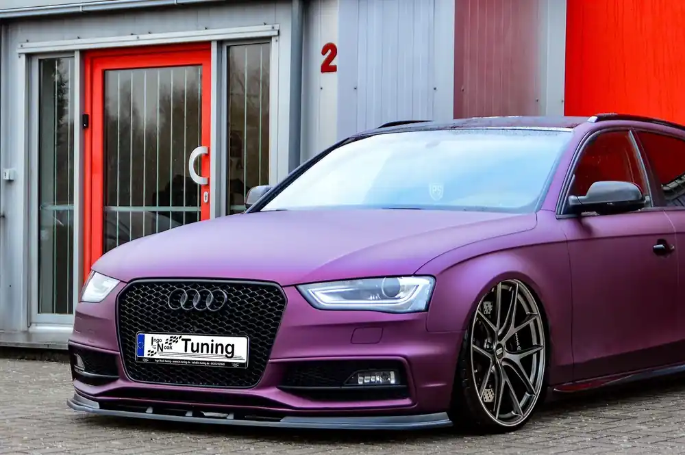 Cup Frontspoilerlippe V2 passend für Audi A4 S4 B8 Facelift S-Line (2011–2015) Letzte Chance