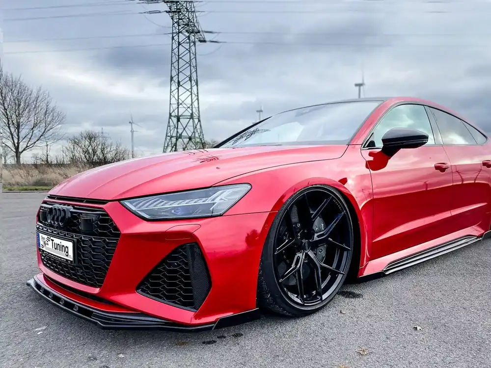 Cup Frontspoilerlippe mit Wing passend für Audi RS7 C8 Meistverkauft