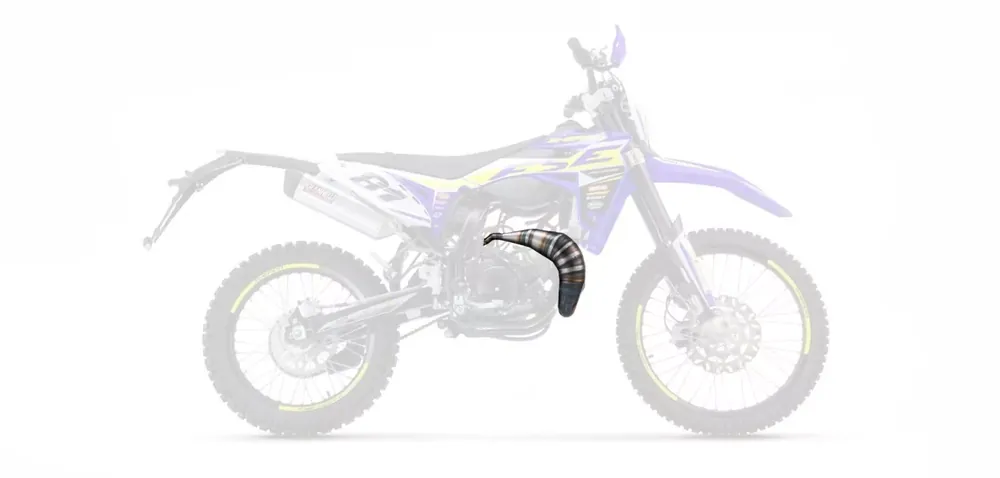 GIANNELLI Vorschalldämpfer passend für SHERCO SE 50R Factory 2021 Zertifiziert