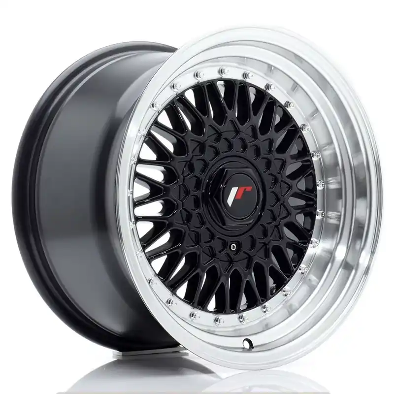 Finale Aktion JR Wheels JR9 16x9 ET20 4x100/108 Glossy Black Alufelge