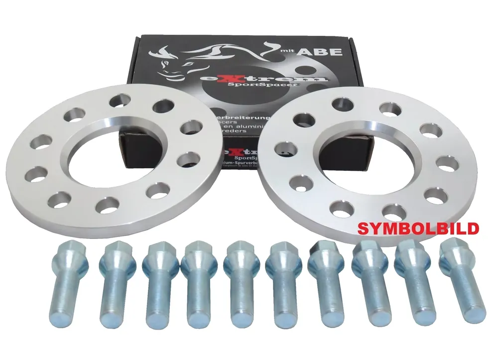 Spurverbreiterung Set 10mm inkl. Radschrauben passend für Seat Toledo (NH) Neu