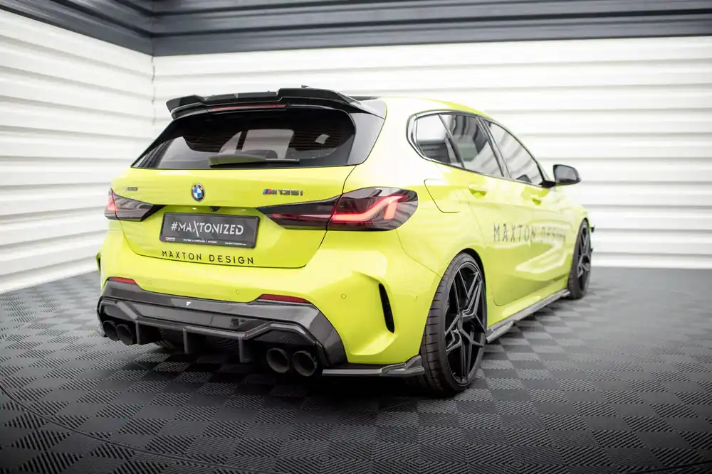 Heißes Angebot Prepreg Carbon Heck Ansatz Flaps Diffusor passend für BMW 1er M-Paket / M135i / 128ti F40