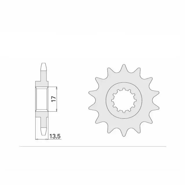 Sonderangebot Ritzel 11 Zähne Teilung 520 passend für Fantic