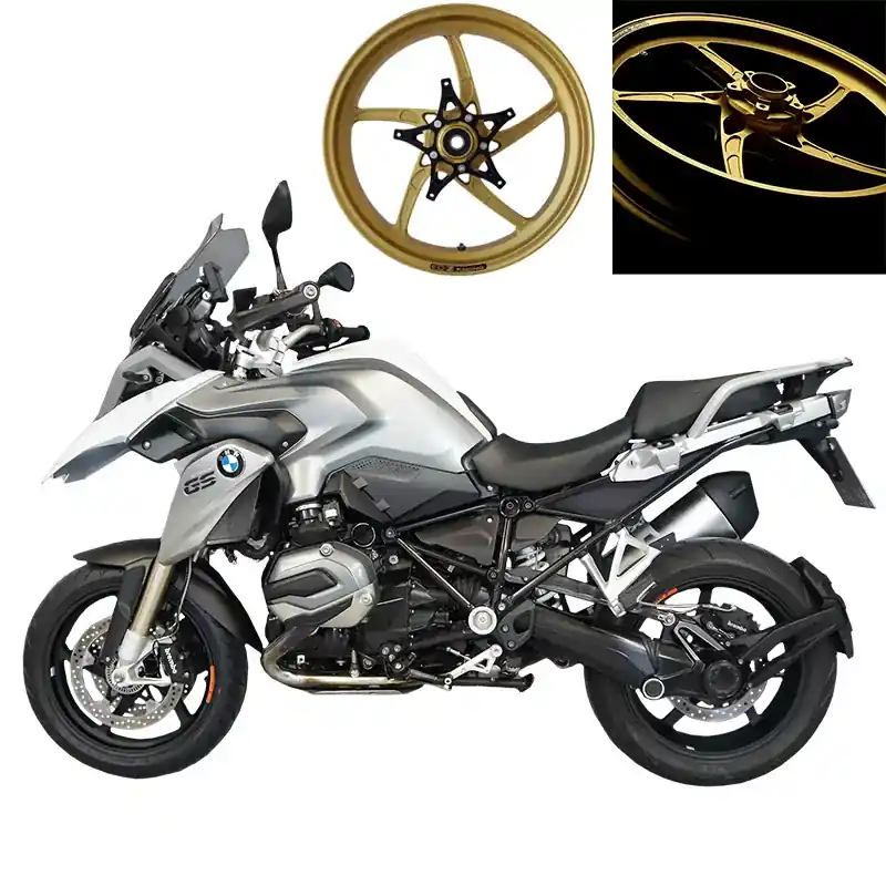 OZ Piega Umbausatz 17" passend für BMW R 1250 GS Goldfarben inkl. alpha Racing Bremsscheiben Solange Der Vorrat Reicht