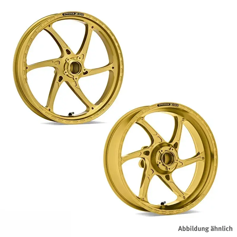 OZ Gass RS-A Aluminium Felgensatz gold matt passend für Suzuki GSX1300R Hayabusa 2013–2018 Preisknaller