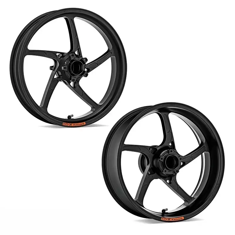 OZ Piega R Aluminium Felgensatz schwarz matt passend für MV Agusta Brutale 800 Dragster 2014-2018 Nur Für Kurze Zeit
