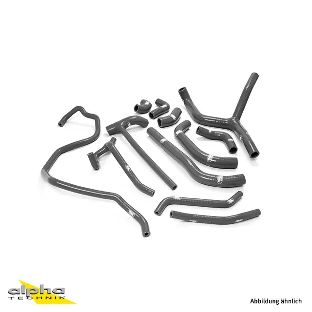 Beliebt SAMCO SPORT Siliconschlauch Kit passend für Ducati Diavel 1200 (2011–2018), schwarz