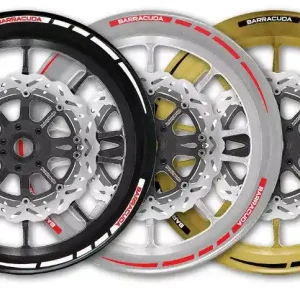 Barracuda Felgenrandaufkleber schwarz 17-19 Zoll Sofort Bestellen